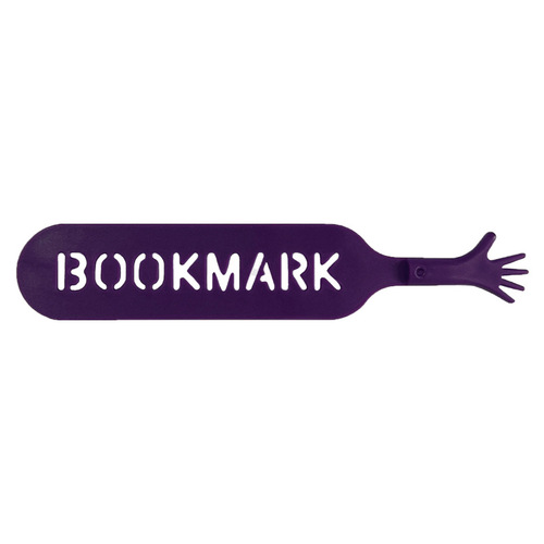 Fun four-finger bookmark creative student reading book notepad novel note page clip reading book label