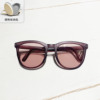 Sunglasses suitable for men and women, small soft heel, glasses solar-powered