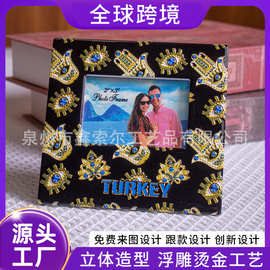 跨境定制陶瓷相框恶魔之眼旅游纪念品摆件DIY个性礼品欧式古典