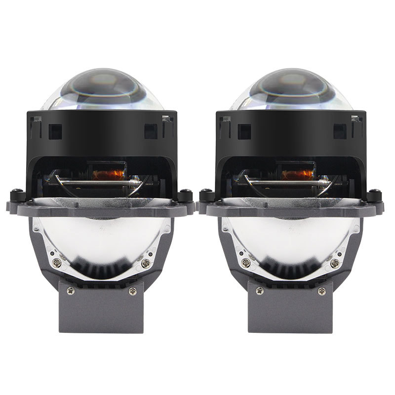 Nuevo Modelo 2025 JS10 Lente Bi-xenón Lente LED 150W Modificación de Automóviles Faro Delantero de Encendido Rápido Foco Súper Brillante Universal