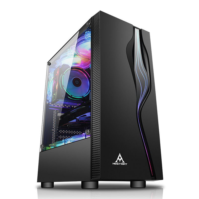 美好時光電腦機箱寬體台式機側透支持ATX大板 批發