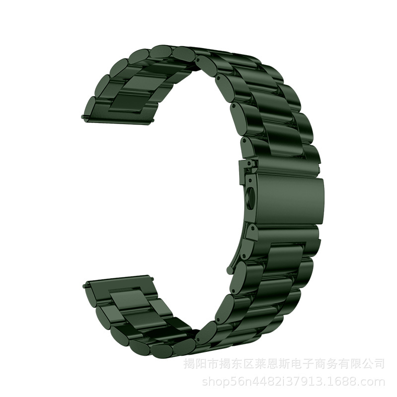 Three steel belts-dark green