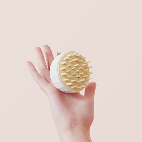 Silicone shampoo brush, soft tooth shampoo, massage comb, scalp anti-itch shampoo comb, head scratcher, wall-mounted pet bath brush