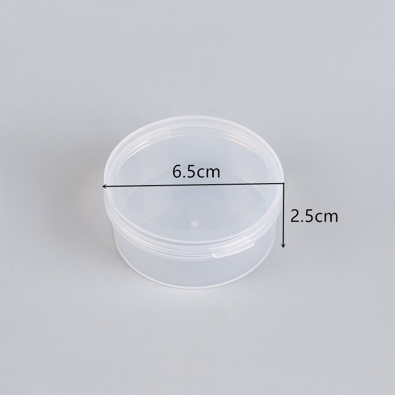 正方形の透明なプラスチックの小さい方の箱の耳栓の箱の装飾品の収納箱の部品の箱のアクセサリーの数珠の箱の漁具の箱