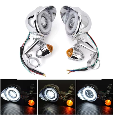 Fog lamp modified steering lamp holder fog - d-017-electroplating