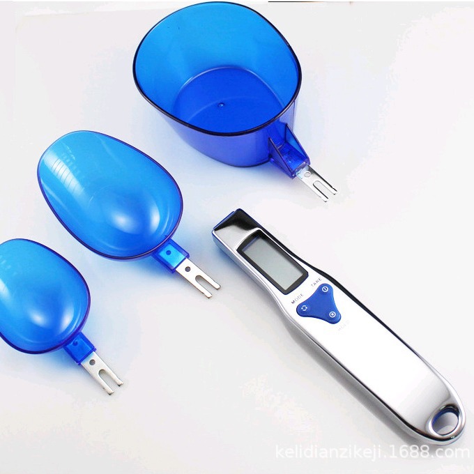 家用厨房电子秤高精度烘焙药材秤咖啡电子量勺 迷你勺子0.1克重称