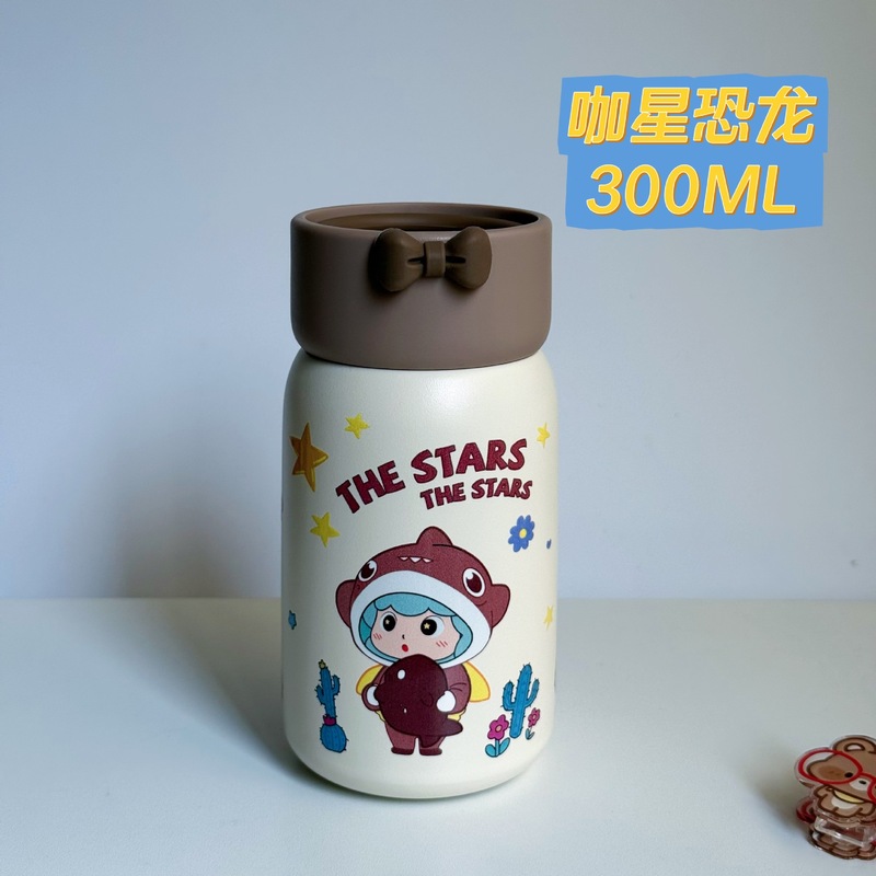 新款可爱卡通316不锈钢保温杯女生ins儿童水杯户外便携随行杯|undefined