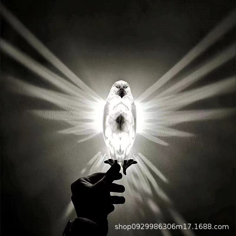 Cross Border 3D Wall Light Animal LED Sleep Night Light Wall Light Owl Eagle Art Decorative Light