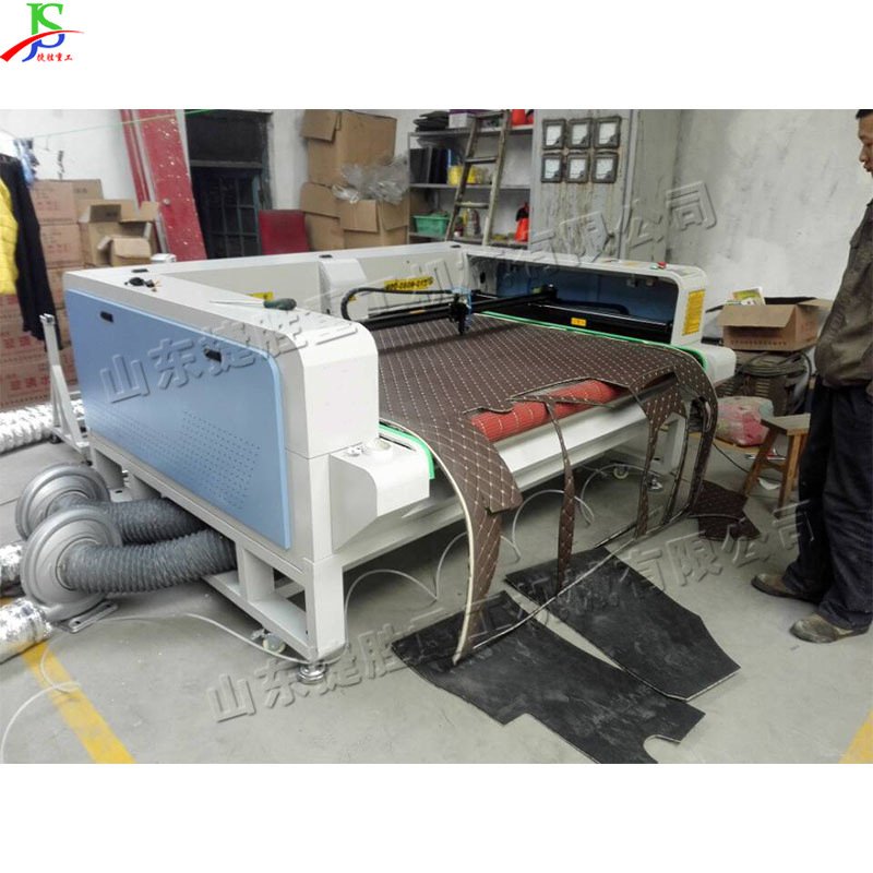 Cubierta de asiento de coche máquina de corte por láser interior del coche equipo de corte de material de escritorio máquina de corte de alimentación automática