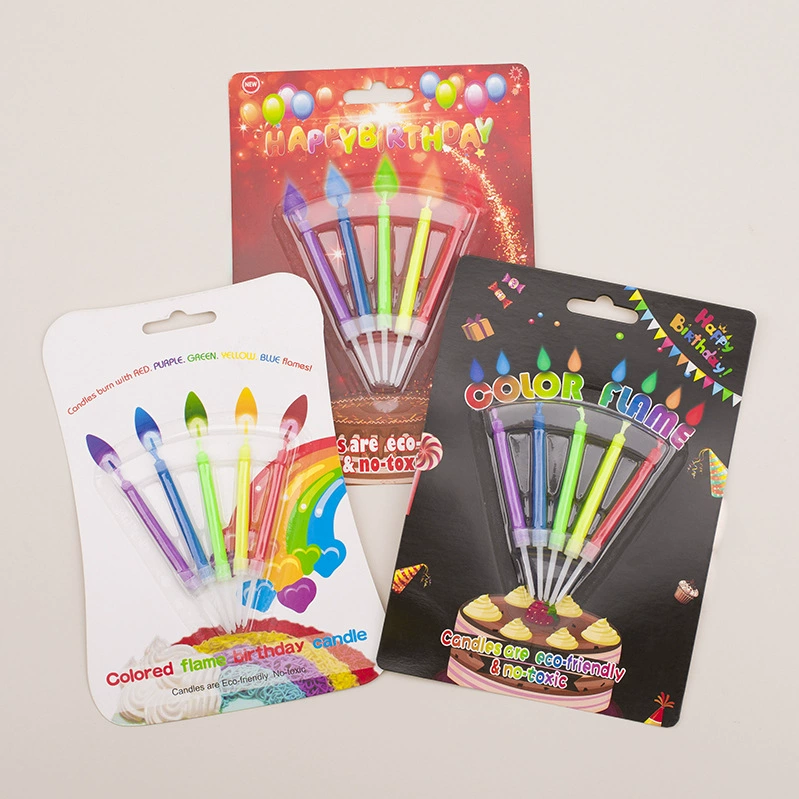 Wholesale INS Creative Lottery Candle Colorful Flame Birthday Candle Candy Candle Stock Candle