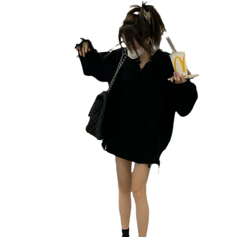 Winter knitted sweater, 2023, Korean style, oversize, increased thickness
