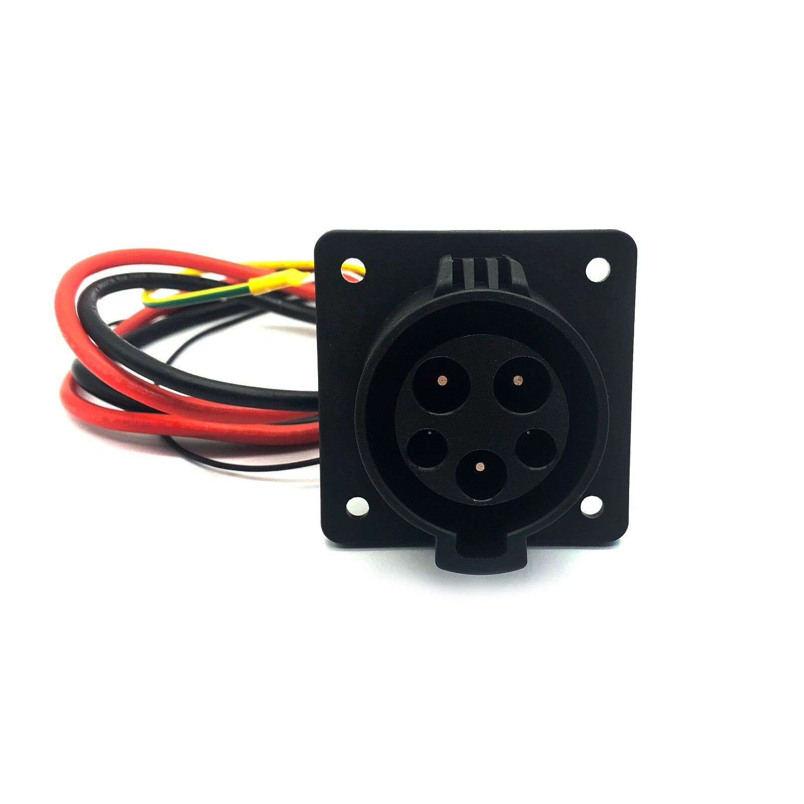 新能源美标供电公头插座 type2充电母座转接头墙插250V插头