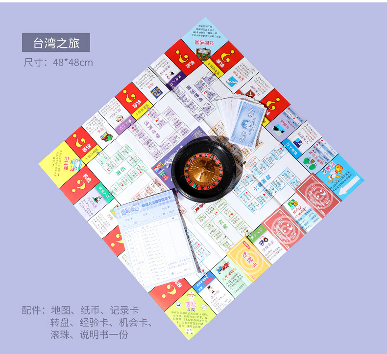 Authentisches Monopoly-Spiel Schachspiel S-Version Bronzemedaille Silbermedaille Welt-China-Tour Kinder-Monopoly-Brettspiel Spielzeug