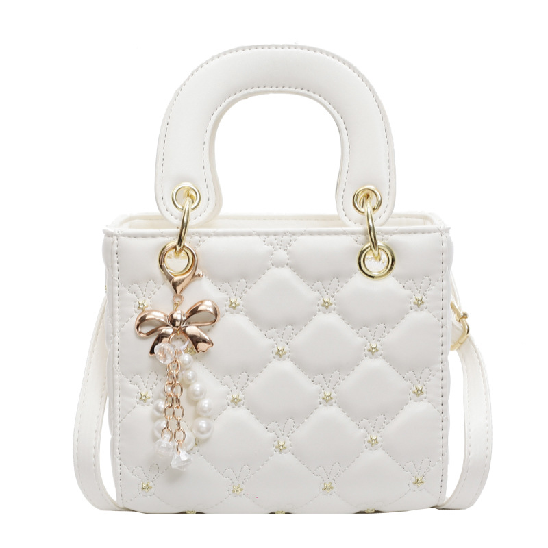 Bolsa de mano de bordado de diamante para mujeres 2025 nueva moda explosiva bolso de hombro de estilo universal estilo extranjero alta sensación de mochila