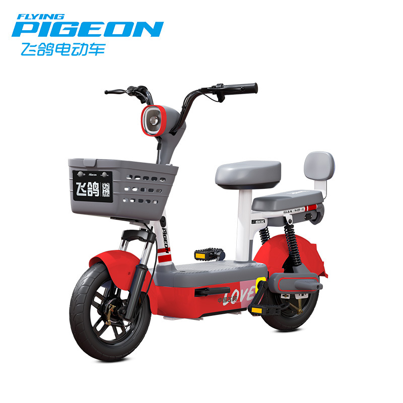 Flying Pigeon DingTalk nuevo estándar nacional 48V bicicleta eléctrica pequeño scooter batería coche hombres y mujeres batería de coche eléctrico
