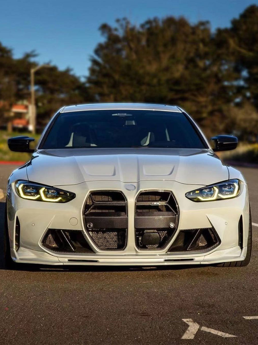 Suitable for Bmw G80 G82 Modified Csl Model V Model St Model Dry Carbon Fiber Front Bumper Air Intake Grille