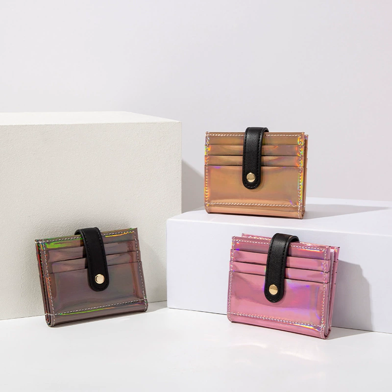 Короткий портмоне с молнией, универсальный держатель карт, для импорта