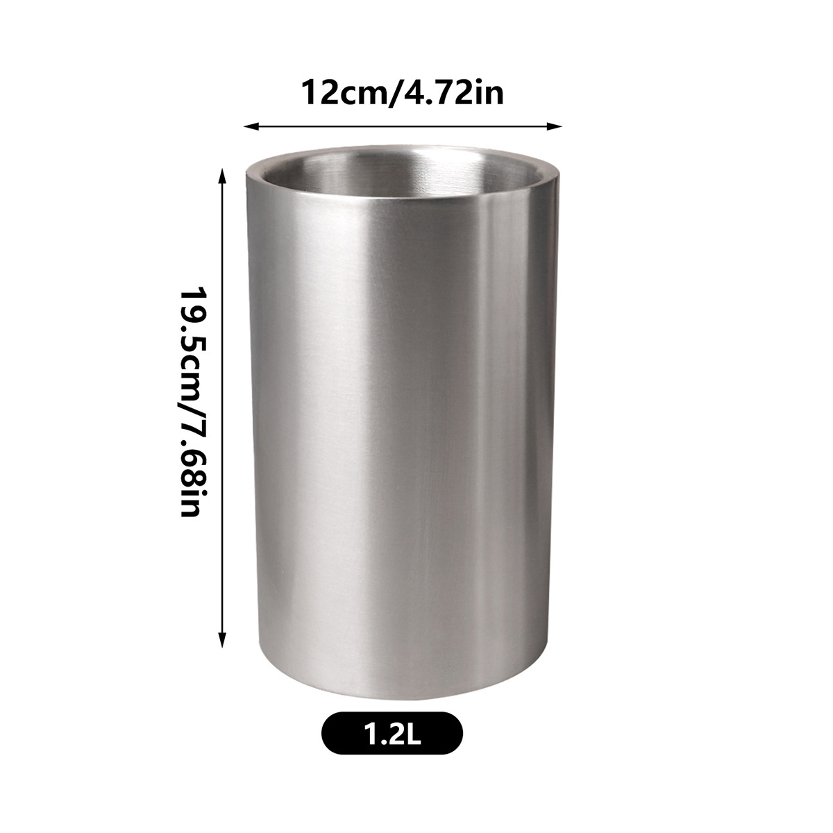 Inventario 304 de acero inoxidable helado bar de té leche cucharada barra espiral cucharada barra barra de hielo clip de hielo