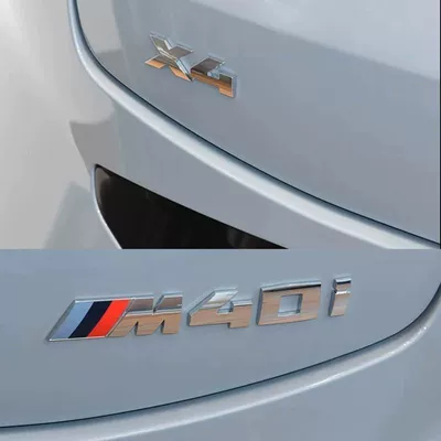 Car logo: and X7M60i car emblems