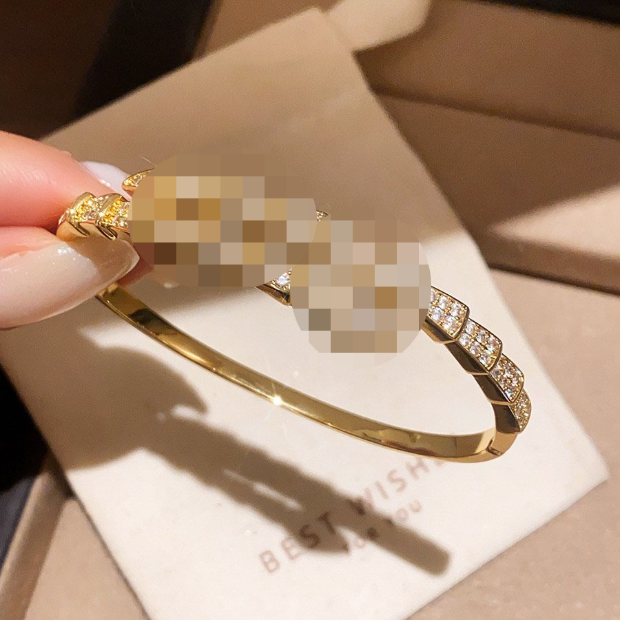 El temperamento francés arco de zircon pulsera de doble capa dulce ins pulsera de viento lujoso ligero de alto nivel sensación de joyas versátiles para mujeres