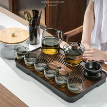 日式玻璃盖碗茶杯功夫茶具套装三才泡茶碗带盖大号防烫高档手抓壶