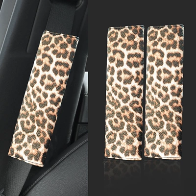 American Style Retro Leopard Print | Seat belt shoulder pad