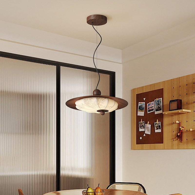 Candelabros de bar de restaurante de estilo antiguo, nueva estética de la dinastía Song, tela retro, espectro completo, protección ocular, mesa de comedor, lámparas de dormitorio