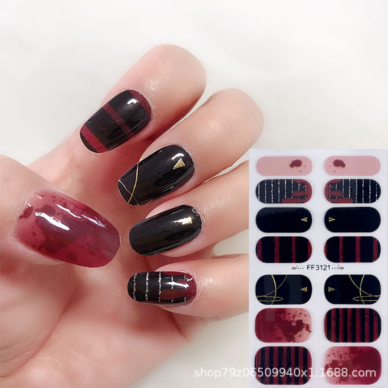 Pegatina de uñas de diamante de imitación 5D para hornear sin gel ins Halloween Navidad copo de nieve alce pegatina de uñas DIY pegatina de uñas