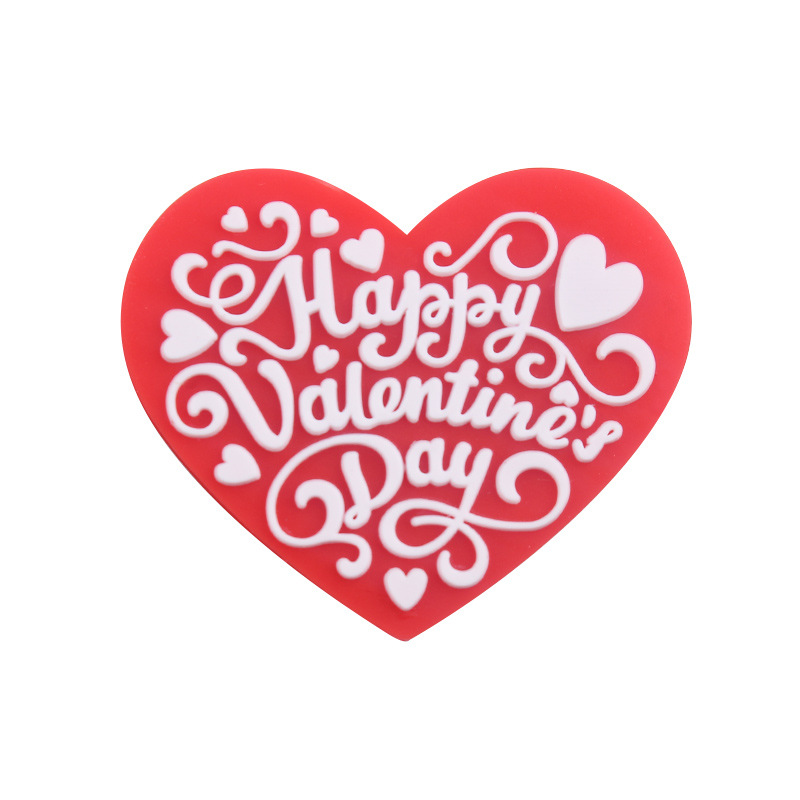 Productos creativos para bebés DIY caricatura amor perlas de silicona juguetes de goma de plástico para bebés molar tetina cadena accesorios de pulsera