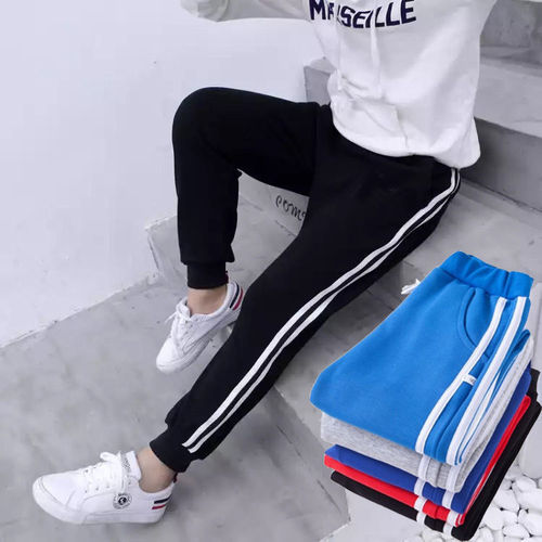 Spring and autumn style, pure cotton pants, casual sweatpants, children's pants, Korean style, children's clothing, all-matching school uniform, trendy children
