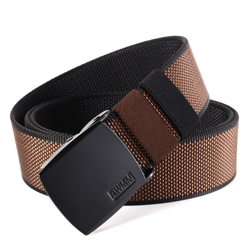 2022 nuevo cinturón de nylon de dos colores de doble cara para hombres y mujeres neutrales casuales pantalones de todos los partidos cinturón de moda juvenil al por mayor