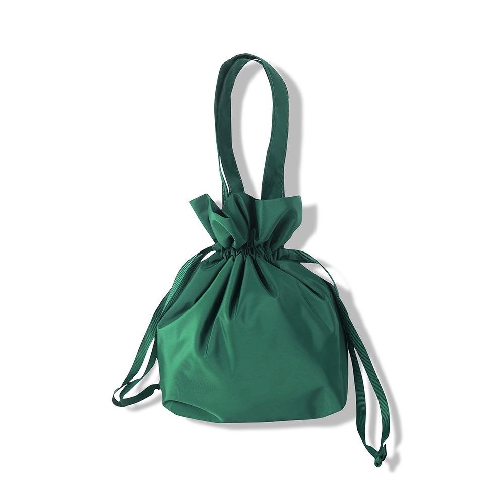 2022色丁仿真丝棉麻束口袋防尘收纳包装袋糖果麻布袋双抽绳袋批发