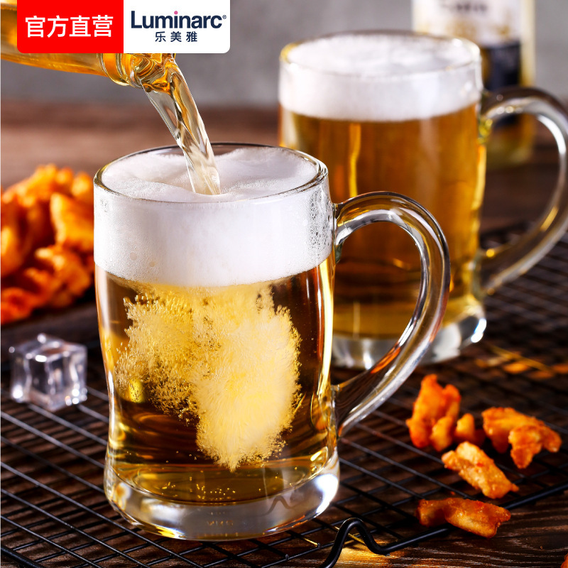 Arco francés transparente vidrio templado taza de leche resistente al calor taza de té taza de agua al por mayor