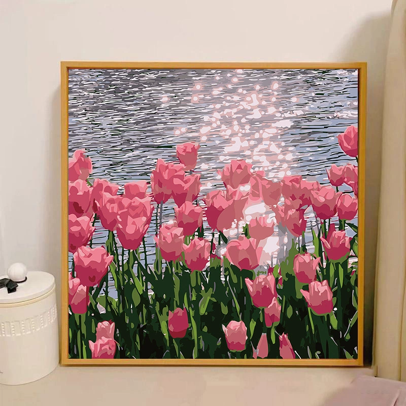 Цифровая масляная живопись мультяшный аниме персонаж DIY заполнение цветом, детская масляная живопись ручной работы, раскрашенная маслом коллекция