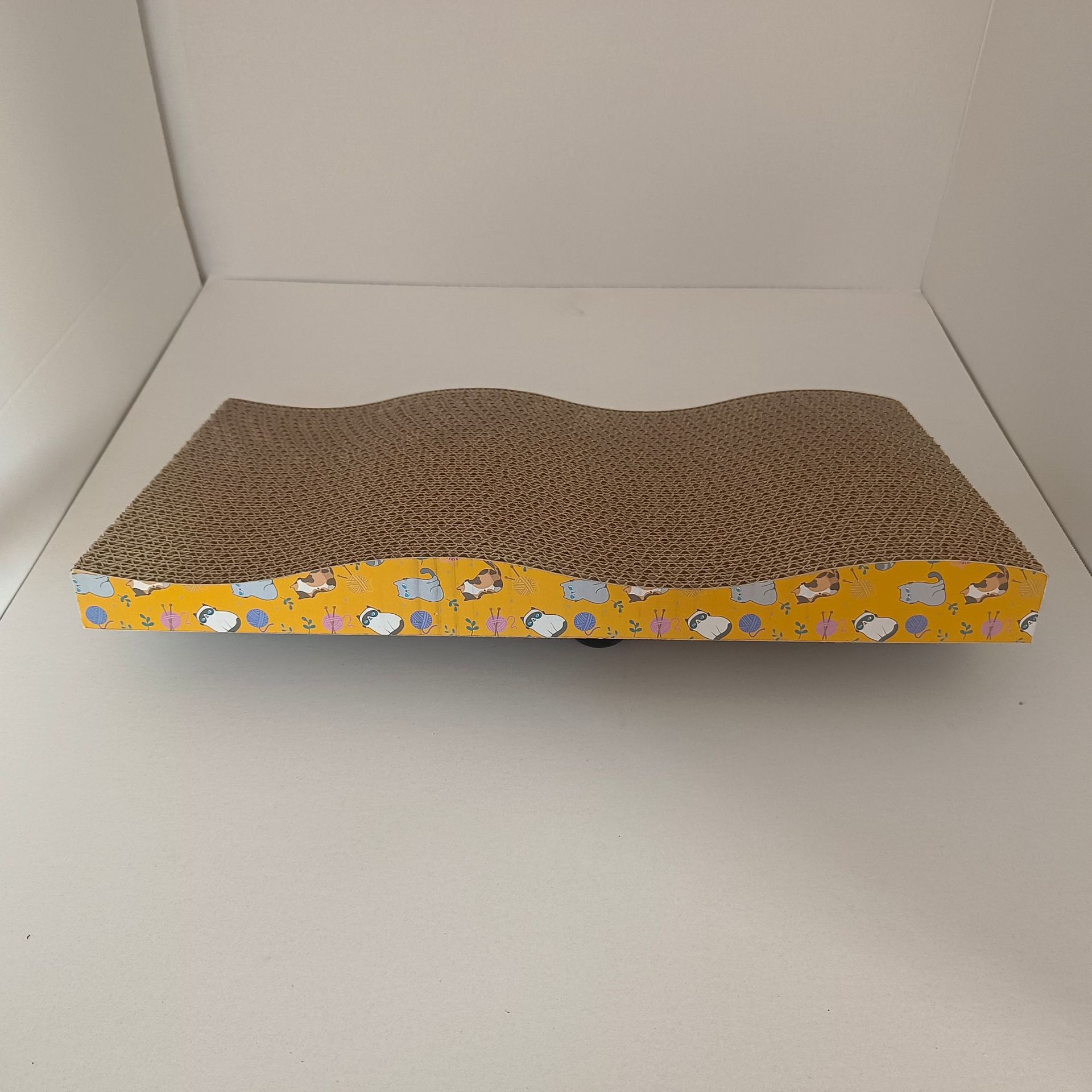 Juguetes para gatos, garras de molienda de placa recta, papel corrugado super resistente al desgaste, juguetes para gatos, artículos para gatos para aliviar el aburrimiento.