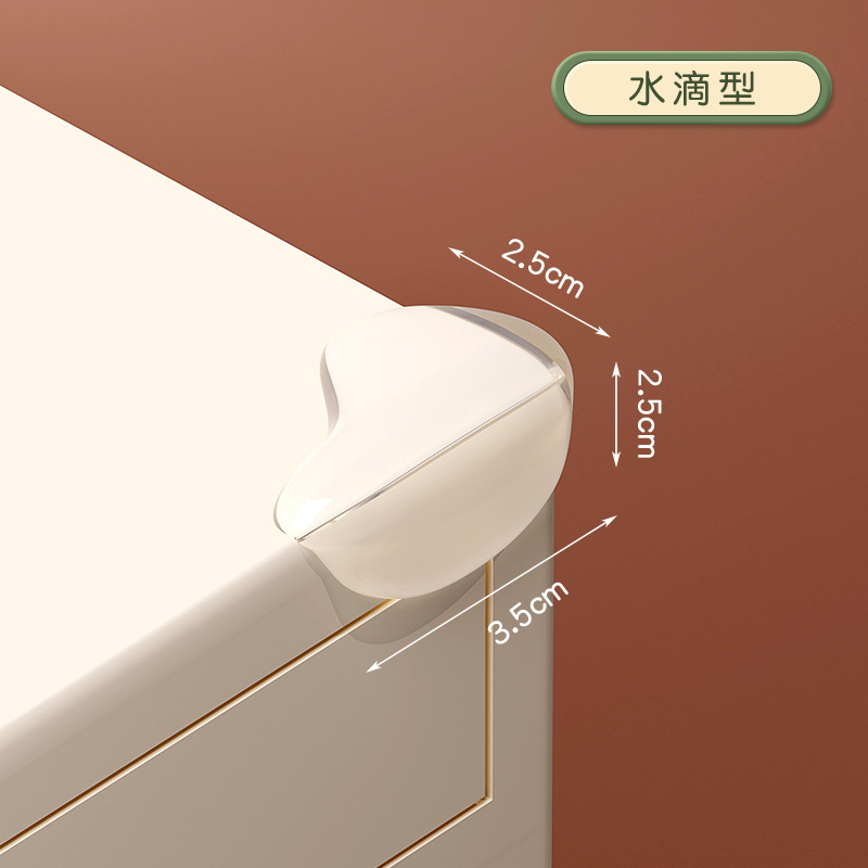 衝突防止角透明ソフト乳幼児用安全テーブル角保護カバー子供用ガラスティー|undefined