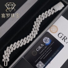 �W������Ű��3���Moissanite S925�ع��M��Ƕ���^Hiphop���