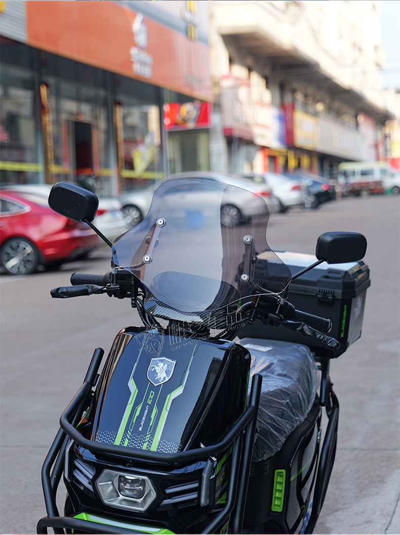 Suitable for Black Knight Electric Vehicle B2/B3/B5Plus/E10 Modified Special Front Windshield Rain Shield Accessories