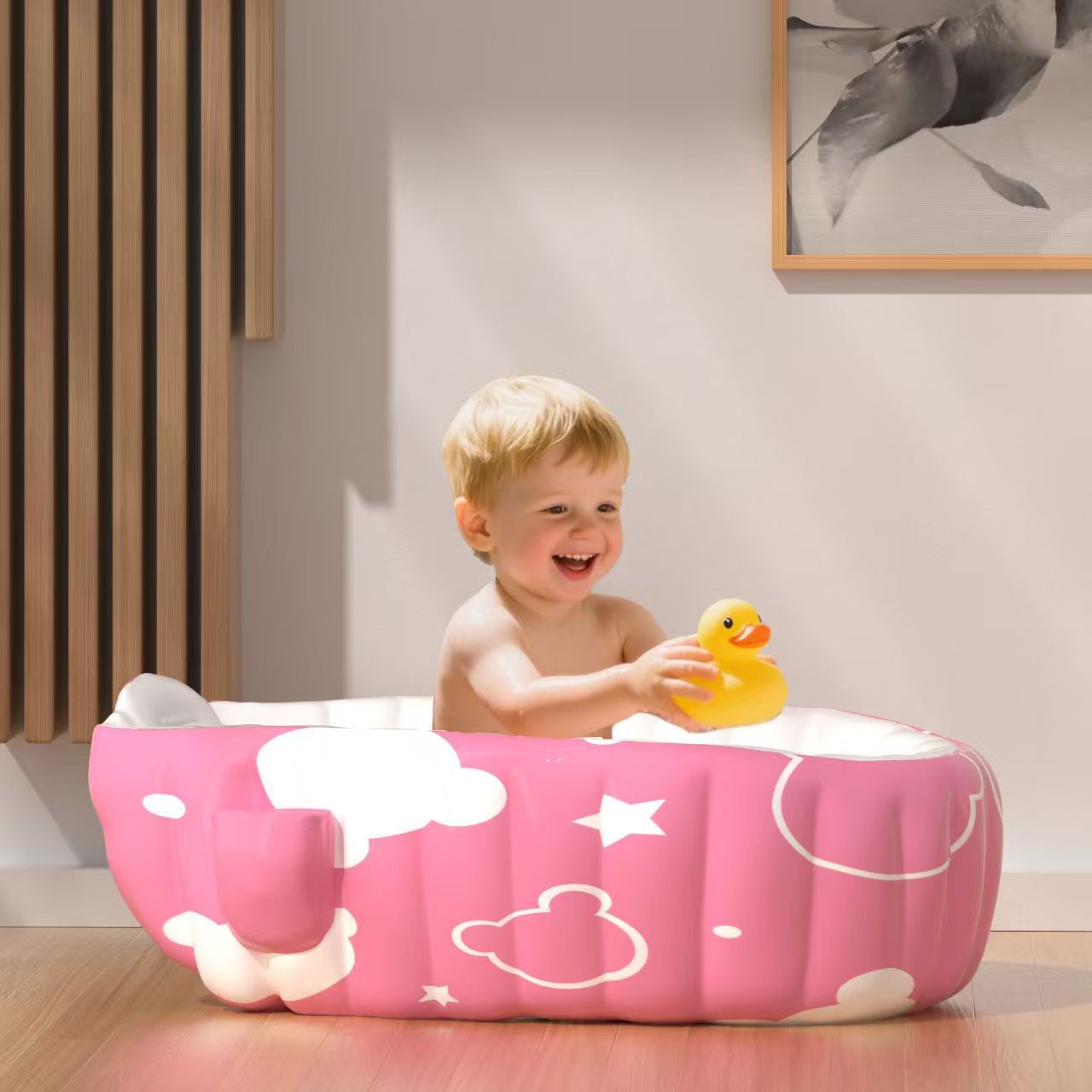 ins bebés bebés bañera infláble portátil bañera de PVC interior bañera plegable piscina de juegos