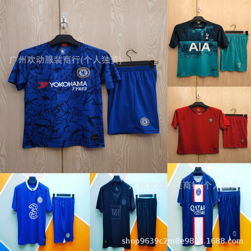 Wholesale Tottenham Paris Portugal Old Soccer Suit Flamenco Arsenal Chelsea suit Soccer Suit