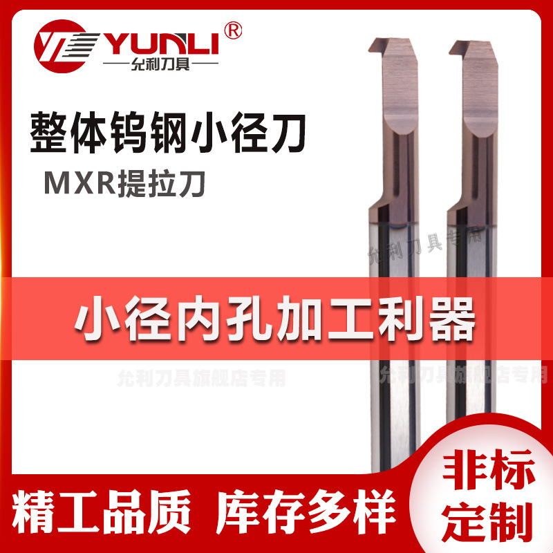 允利整体钨钢抗震倒拉刀微小径仿形尖镗孔刀MXR4R/MQR批发可非标