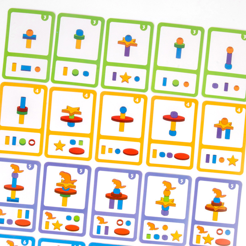 Clip de bloques de construcción de castores educativos para niños Clip de música Interacción entre padres e hijos Juguetes de educación temprana Observer Juguetes de entrenamiento cognitivo