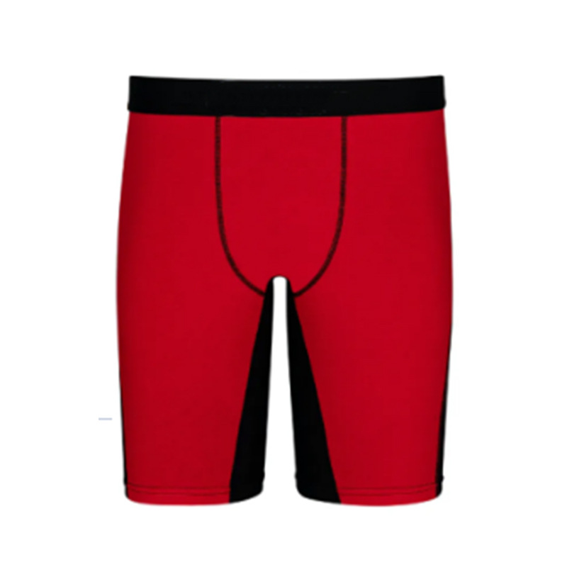 Men's Athletic Underwear, Breathable Thin Men's Underwear, Solid Color Extra Long Men's Underwear, Gym Briefs._voghion.com