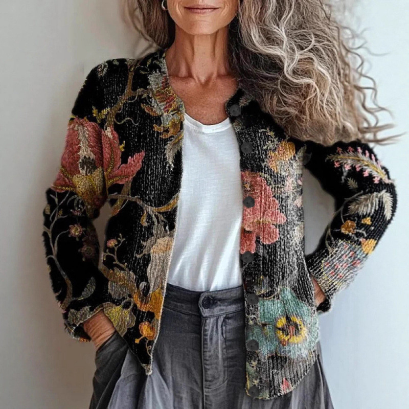欧美跨境Mardi卫衣刺绣休闲百搭复古开衫时尚百搭短袖女装休闲风|undefined