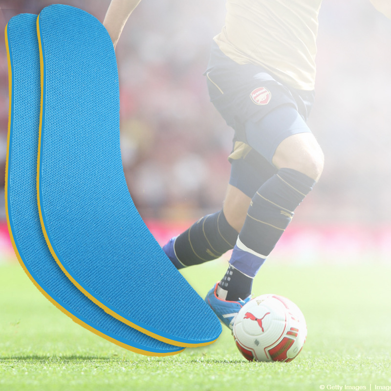 Plantilla deportiva suave de alta elasticidad sudor plantillas absorbentes y desodorante para hombres y mujeres de ocio masaje deportes plantilla