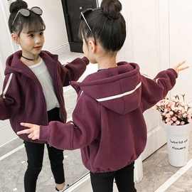 2025春秋新款女童潮洋气公主春款中大童装女大童儿童加厚休闲外套