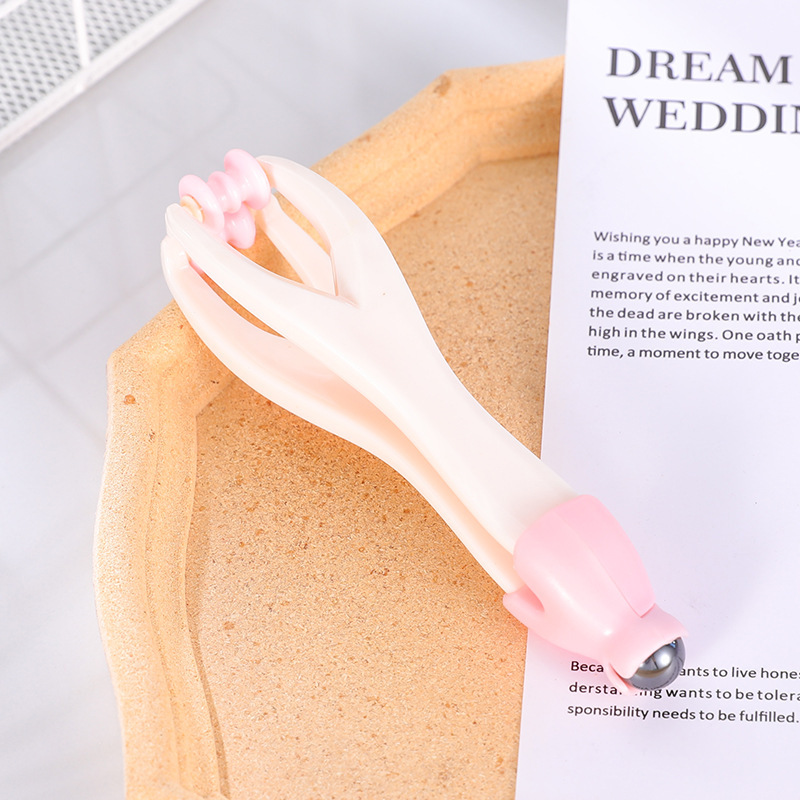 Masajeador de dedos personalizado, rodillo, bola elástica, clip de masaje de boca de tigre, ratón, mano, mano, dedo de empuje, palo de masaje de fibra