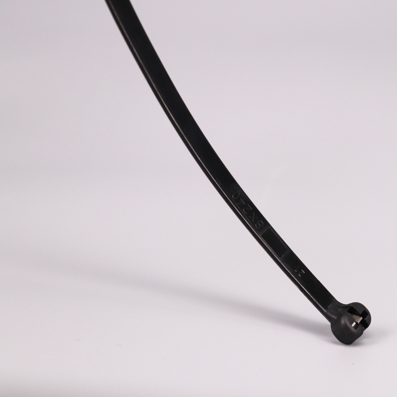 自锁式不锈钢嵌片扎带尼龙扎带高低温电缆捆绑扎带4*200