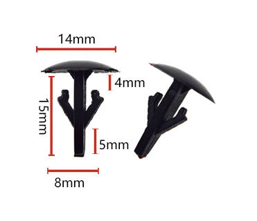 Aplicable a Honda Accord al por mayor tira de sellado del coche hebilla material de nylon F36 OE:91501-SM4-003