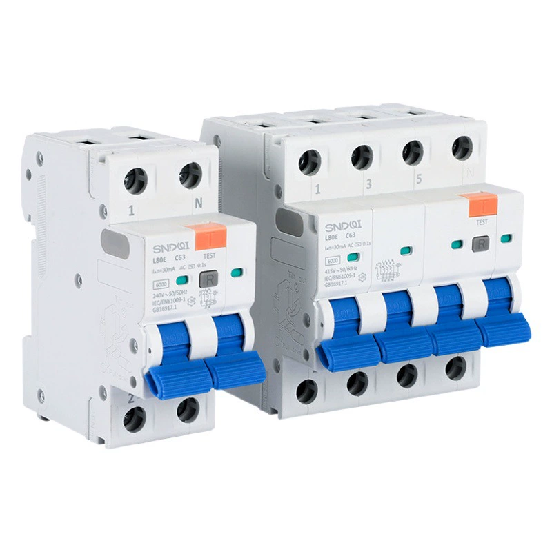Все в одном RCBO с защитой от перегрузки Защита от утечек Интеллектуальный переключатель защиты от утечек